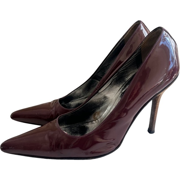 DOLCE & GABBANA Patent Leather Pumps in Eggplant Purple Size 40 US 9.5 - Picture 3 of 13
